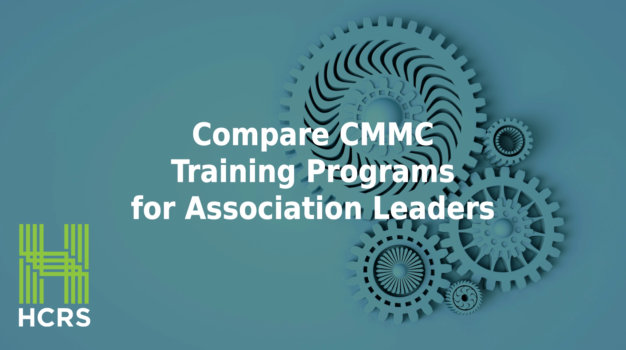 Compare CMMC training programs for association leaders.